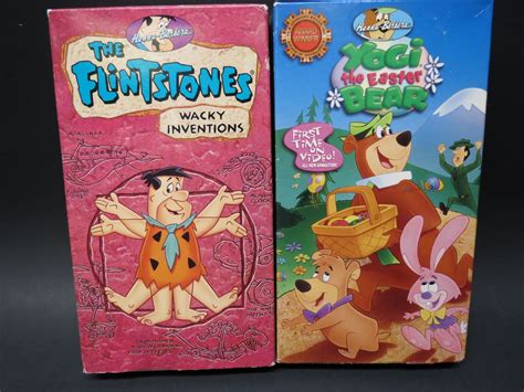 Hanna Barbera The Flintstones Lot Of 2 Vhs Tapes Classic Animated