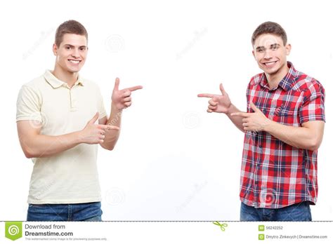 Hey Bro Male Poses Meeting New People Making Friends Handsome Men