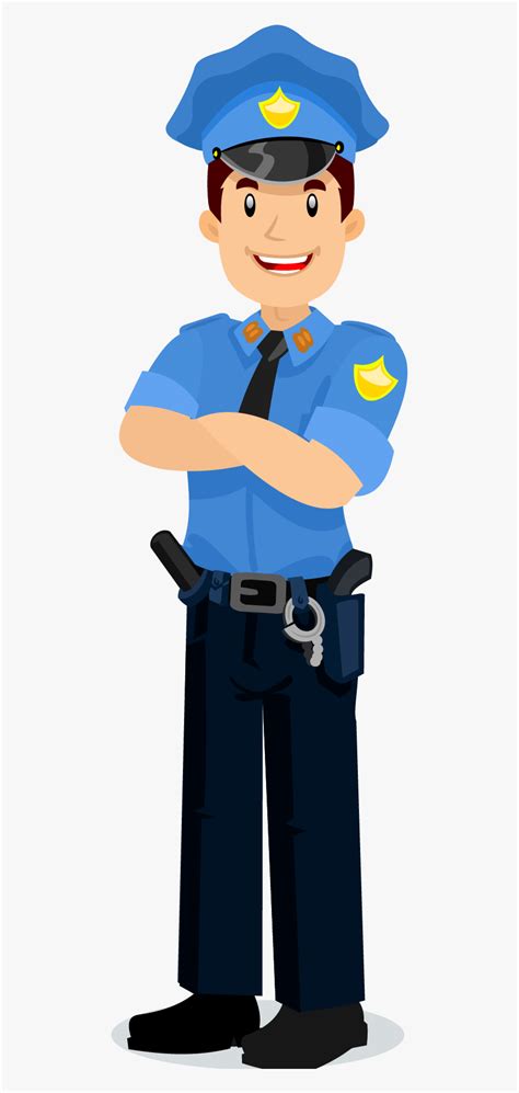 Policeman Clipart Png Of A Dog Funny Pilot Cartoon Occupation Clipart