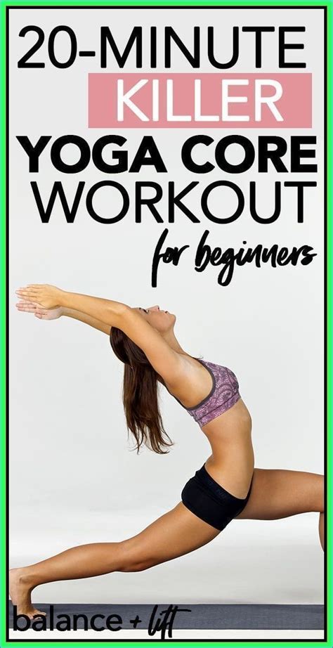 Free Beginner Core Workout 20 Min Yoga For Abs Beginners Artofit