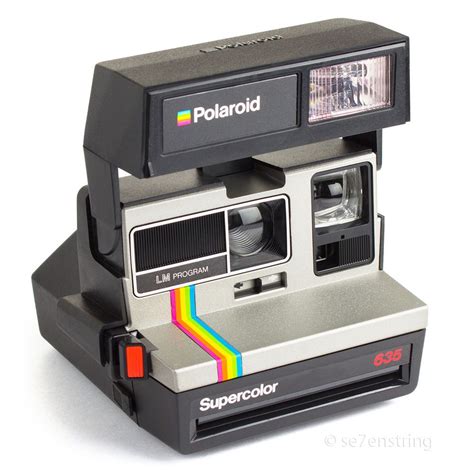 Polaroid 635 Supercolor Lm Program 600 Instant Film Camera Vintage