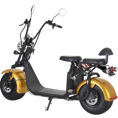 Most Fashionable Eec Model Citycoco 2000w Wide Wheel Electric Scooter