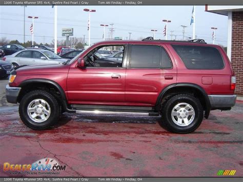 1996 Toyota 4runner Sr5 4x4 Sunfire Red Pearl Gray Photo 2