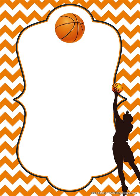 Cool Free Printable Basketball Invitation Templates Free