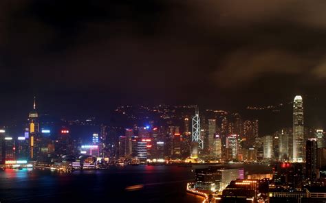 Hong Kong Night Wallpapers Hd Wallpapers Id 5844