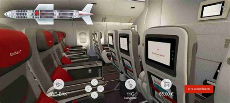 Austrian Airlines Introduces 3d Seat Maps