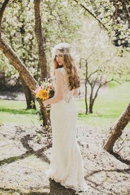 Picture Of Vintage Boho Chic Bridal Shoot