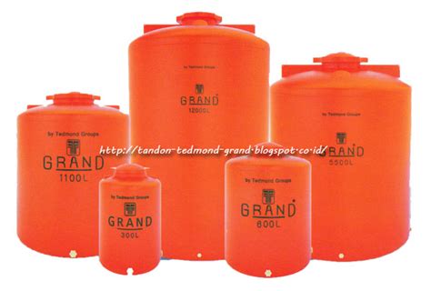 Jenis dan ukuran toren air pun beragam. TANDON TEDMOND GRAND: Harga Tangki Tedmond Grand plastik