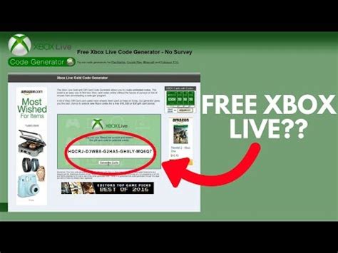 Again they are all subject to availability. How To Get Free Xbox Live Gold Membership Codes (Updated ...