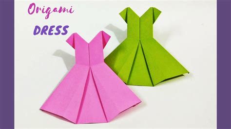 Diy Origami Dress How To Make A Paper Dress Origami Clothes