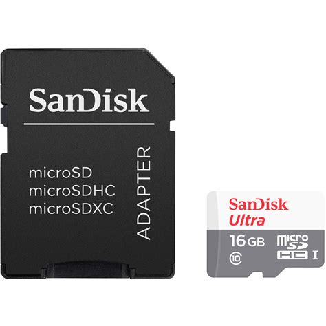 Sandisk 16gb Ultra Uhs I Microsdhc Memory Card
