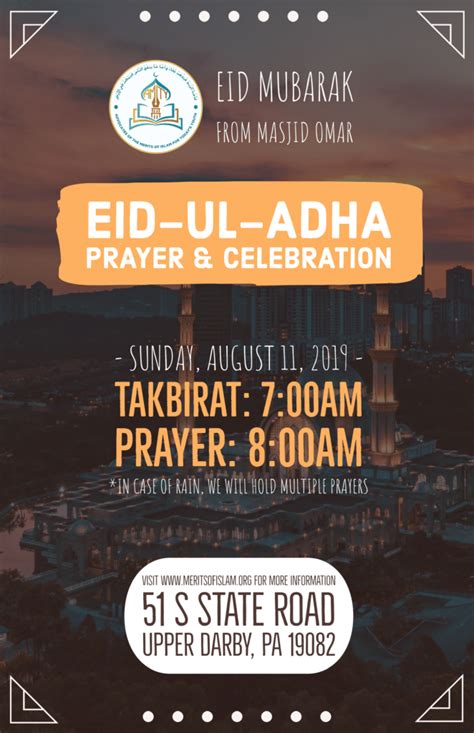 Eid Ul Adha Prayer And Celebration On Sunday August 11 2019 Amity