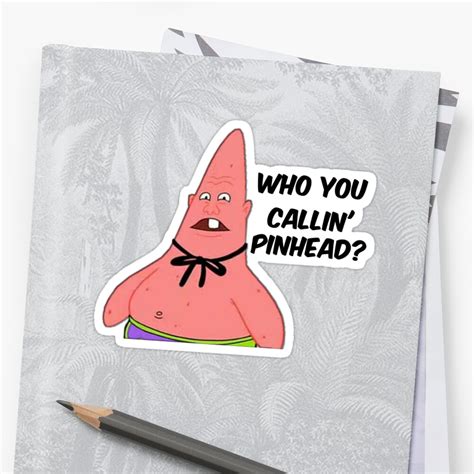 Pinhead Larry Sticker By Blaqhippy Redbubble