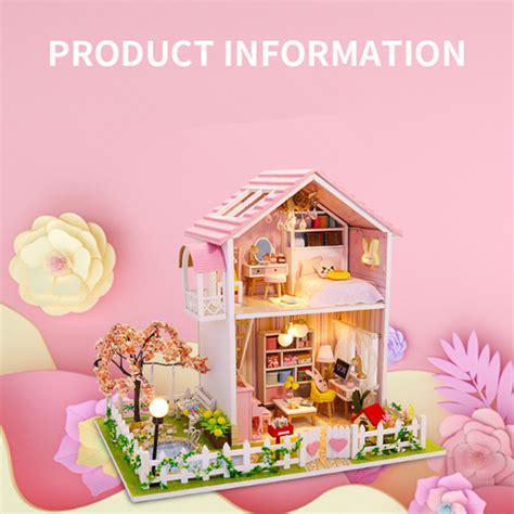 Diy Assembled Cottage Love Of Cherry Tree Doll House Kids Toys Price