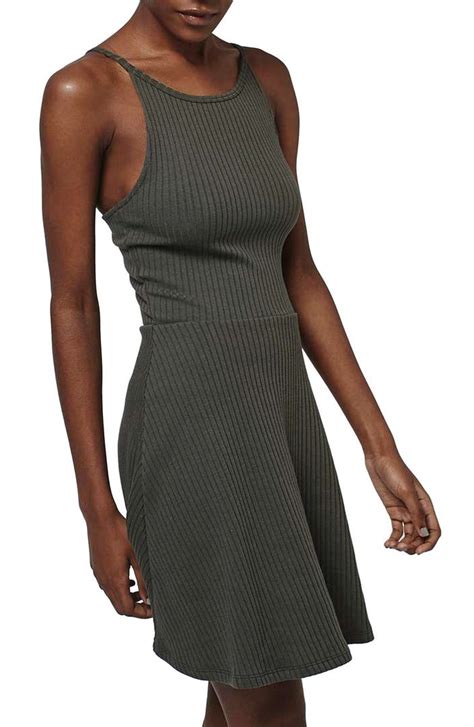 Topshop Strappy Back Tunic Dress Nordstrom