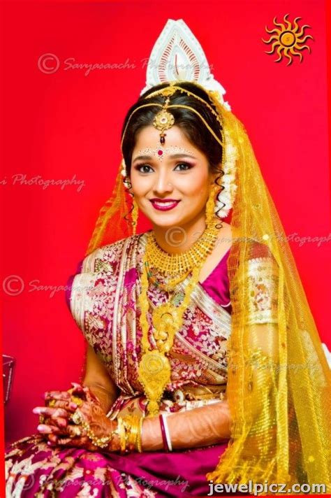 gold bride jewelry bride jewellery bengali bride bengali wedding gold long necklace bridal