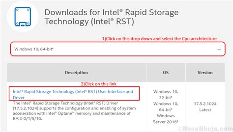 Fix Intel Rapid Storage Technology Rst Service Is Not Working