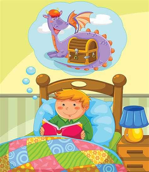 Best Reading In Bed Illustrations Royalty Free Vector Graphics And Clip