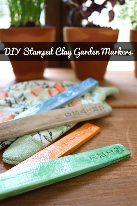 Herb Markers Garden Markers Diy Clay Clay Crafts Clay Videos Look