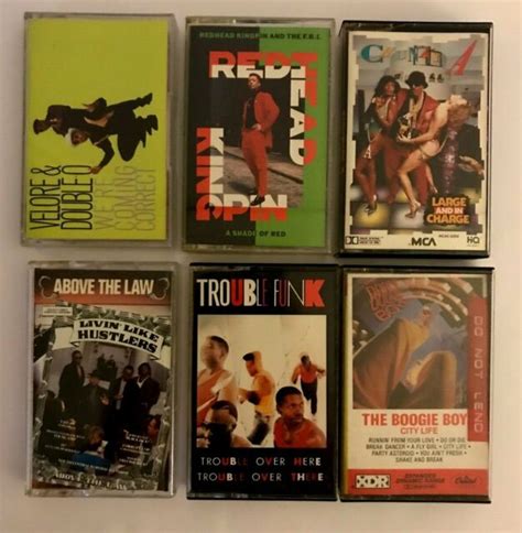 lot of 6 rare rap hip hop cassette tapes ebay