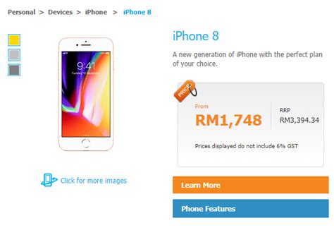 Find out about free calls, sms, contract, internet data, device price and monthly fee for different plans. iPhone 8 Malaysian pricing and contract plans revealed by ...