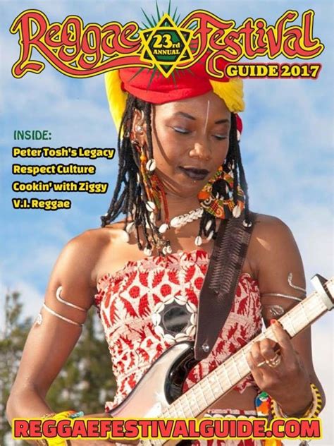 98 pages of pure reggae enjoyment ~ reggae festival guide 2017 magazine ~ settle back and start
