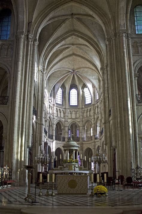 Cathédrale Notre Dame Noyon Abside Et Chœur Adjusted The Interior Of