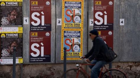 It Is Italians Turn To Vote In Autonomy Referendums