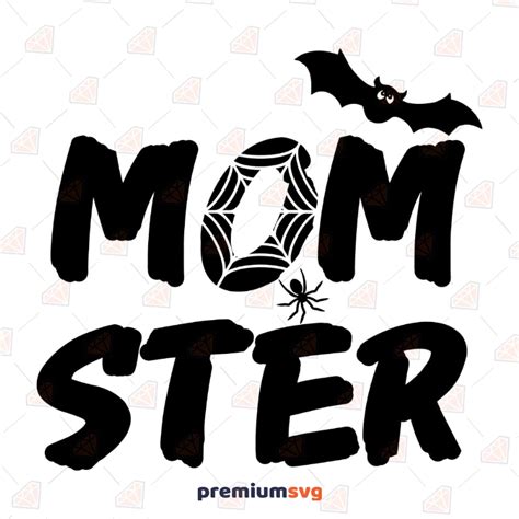 Momster Mom Halloween Svg Files For Cricut Image Transfers Craft