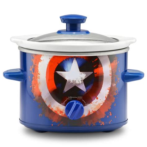 Choose from stainless kitchen appliance packages as you remodel the most frequented room in the house or find the replacement refrigerator, dishwasher, range or microwave you need so you don't miss a step. Captain America Slow Cooker in 2020 | Outdoor kitchen ...