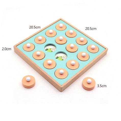 Montessori 3d Puzzles Memory Match Brain Teaser Puzzle Chess Game Wood