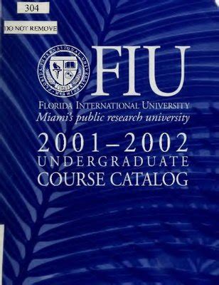 Master of professional studies in technology management. FIU Course Catalogs | Special Collections and University ...