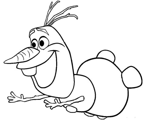 Olaf From Disney Frozen Coloring Page Download Print Or Color Online