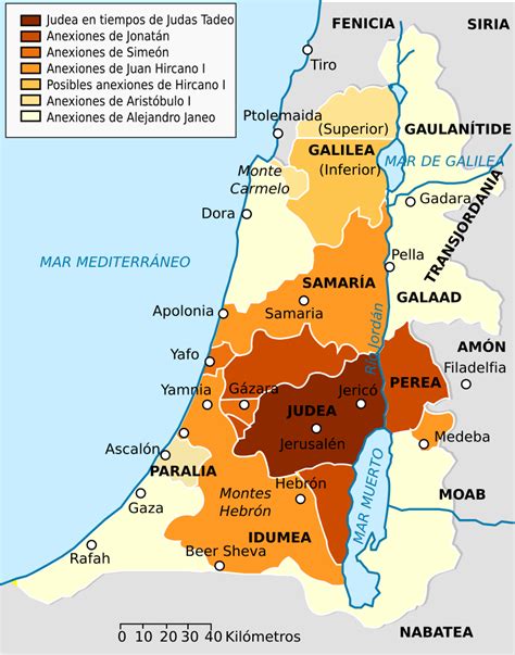 Map Hasmonean Kingdom Es Asmoneos Wikipedia La Enciclopedia Libre