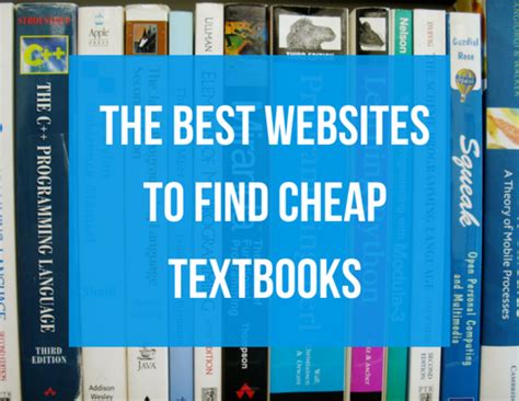A List Of The Top Websites For Cheap College Textbooks Toughnickel