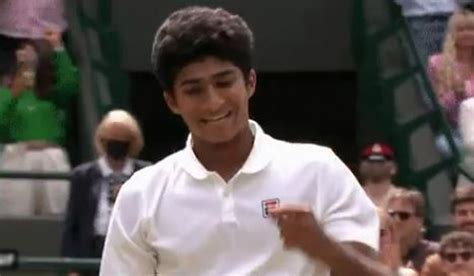 Year Old Indian Origin Samir Banerjee Lifts Wimbledon Boys Singles Title The Week