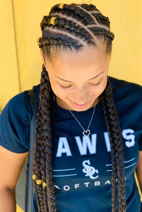 50 Cornrows Braids To Look Like A Magazine Cover Cornrows Braids For Black Women Feed In