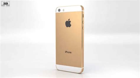 Apple Iphone 5s Gold By 3d Model Store Youtube