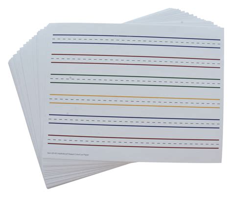 Abilitations 4 Color Raised Colorcue Paper Pack Of 50