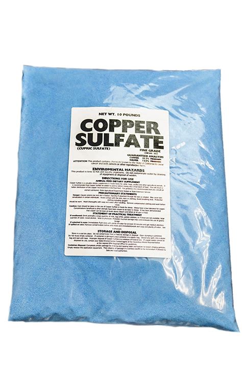 Copper Sulfate Pentahydrate 252 Perfect Kills Roots Powder Form 10
