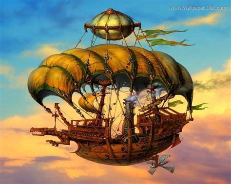 45 Best Images About Fantasy Flying Ships On Pinterest