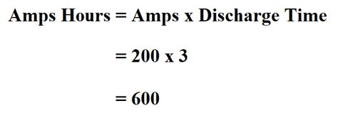 How To Calculate Amps Hours