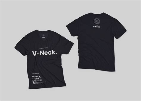 V Neck T Shirt Mockup — Mockup Zone