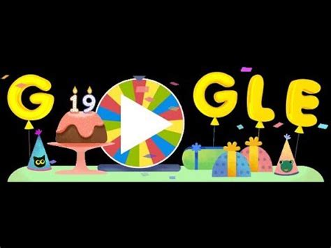 In order to play the google birthday suprise game, you have to visit it's home page. google birthday surprise spinner ,Google celebrates 19th ...