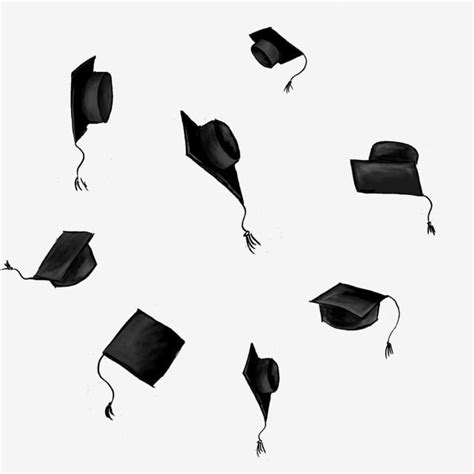 Black Graduation Hat Clipart Transparent Png Hd Graduation Season