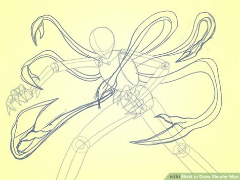 Finish up by drawing the tie, and shirt collar. How to Draw Slender Man (with Pictures) - wikiHow