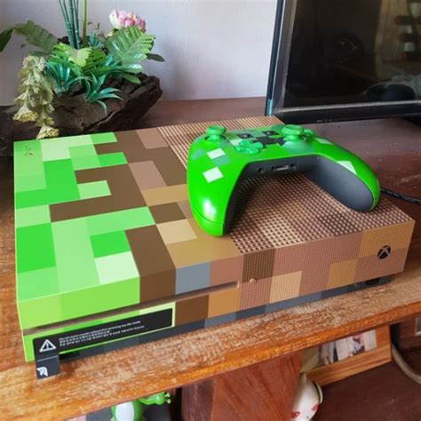 Xbox One S Minecraft Limited Edition Bundle 1tb Shopee Thailand