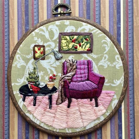 Home Inspired Embroidery Design Your Miniature Home On