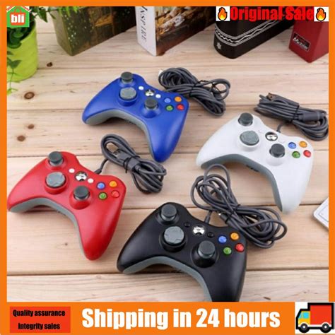 100original Xbox 360 Wired Controller For Pc Ready Stock Ship