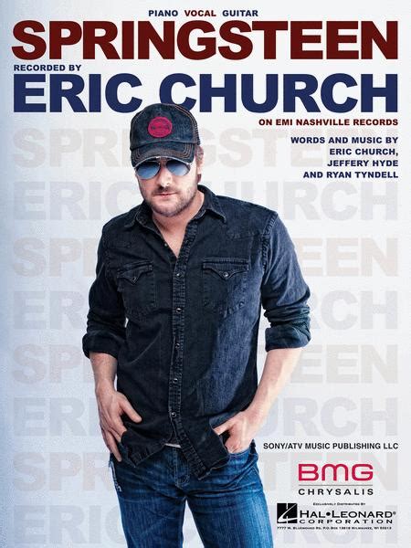 Sheet Music Eric Church Springsteen Piano Oboe And Bassoon